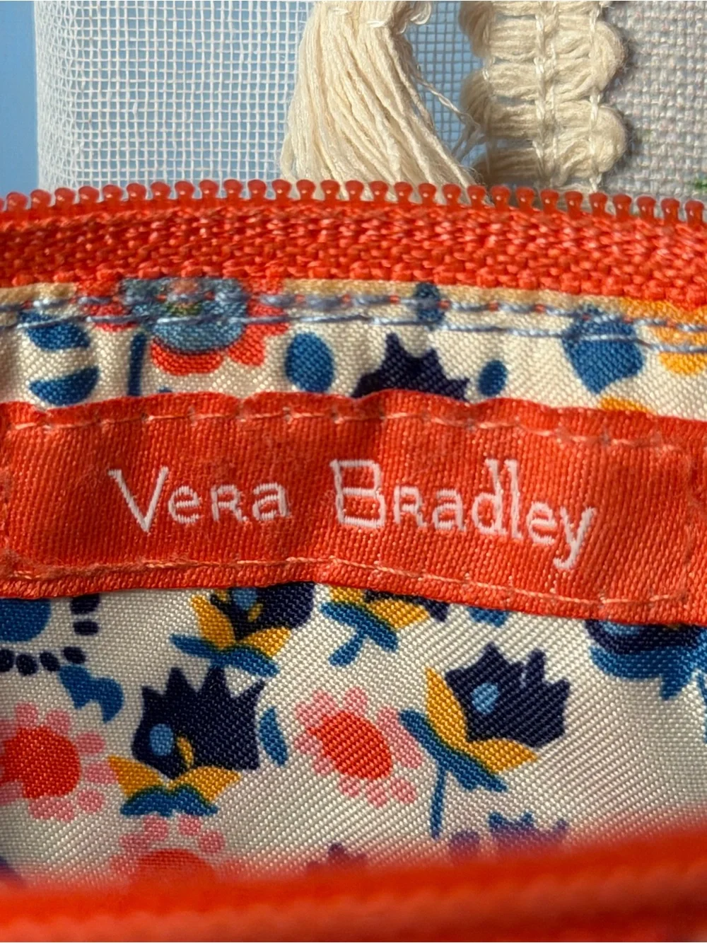 Vera Bradley Floral Crossbody Shoulder Bag in Coral Red